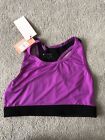 Primark Purple Workout Bra Size 12 New With Tags