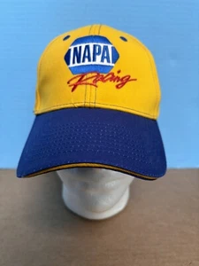 NAPA Racing Bill Mcanally Racing Chevrolet Strap Back Hat Yellow/blue - Picture 1 of 6
