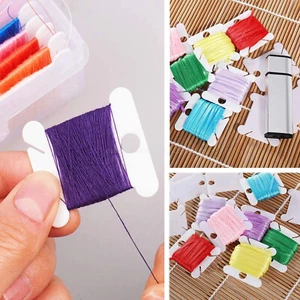 120pcs Embroidery Thread Bobbins - Floss Storage Holders Craft Organizer AU - Picture 1 of 13