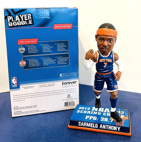 Carmelo Anthony New York Knicks 2012 NBA SCORING CHAMP Bobblehead Serial #53/288 Cover