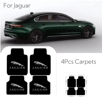 4Pcs Carpets For JAGUAR All Models Luxury FloorLiners Universal Car Floor mats - Image 1 of 4