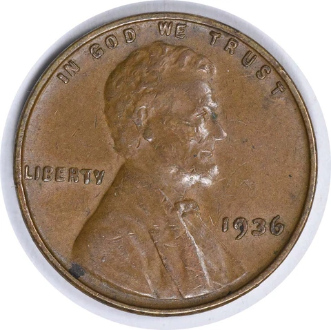 1936 Lincoln Cent DDO FS-101 AU Uncertified #810 Cover