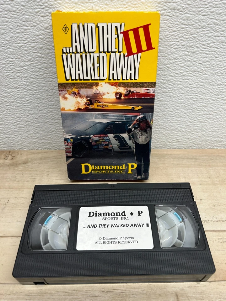 Vtg 1992 And They Walked Away III VHS Motor Sports Most Harrowing Moments - Image 1 of 4