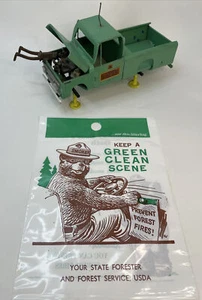 Smokey Bear Plastic Car Litter Bag With Oath On The Back 1960’s Vintage Classic - Picture 1 of 12