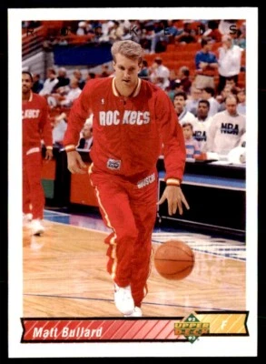 1992-93 Upper Deck Matt Bullard Houston Rockets #99 - Image 1 of 2