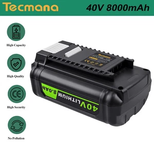 36V / 40V 8Ah Al litio Batteria per Ryobi OP4026 OP40201 OP40301 OP4050 OP40601 - Imagen 1 de 7