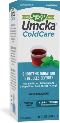 Nature's Way Umcka Coldcare Homeopathic, Shortens Colds, Sore Throat, Cough, and - Image 1 of 4