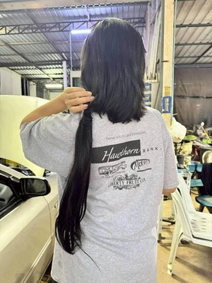 Cola de caballo cabello humano 1495 78 g 22" Foto 1 de 4