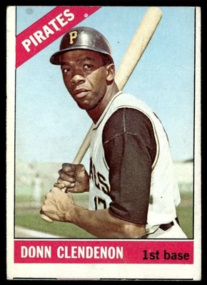 1966 Topps Donn Clendenon (MC) Pittsburgh Pirates #375 Foto 1 de 2