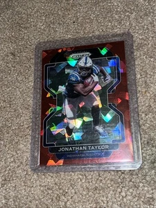 2021 Panini Prizm Red Cracked Ice Jonathan Taylor #25 - Picture 1 of 2