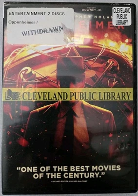 Oppenheimer DVD (2 Discs) Very Good Ex Library - Image 1 of 3