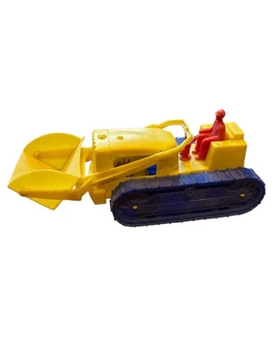 ELDON TOY CO ORIGINAL AÑOS 60. Buldozer PLÁSTICO Los Angelos Hecho en USA Foto 1 de 4