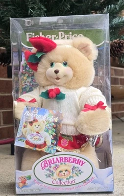 ¡Nuevo en caja! Oso de Navidad de felpa Briarberry Berrynicole vintage Foto 1 de 3