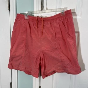VINTAGE 90s Champion Swim Trunks Mens Large 36-38 Pink Swimwear Beach Ocean - Picture 1 of 10