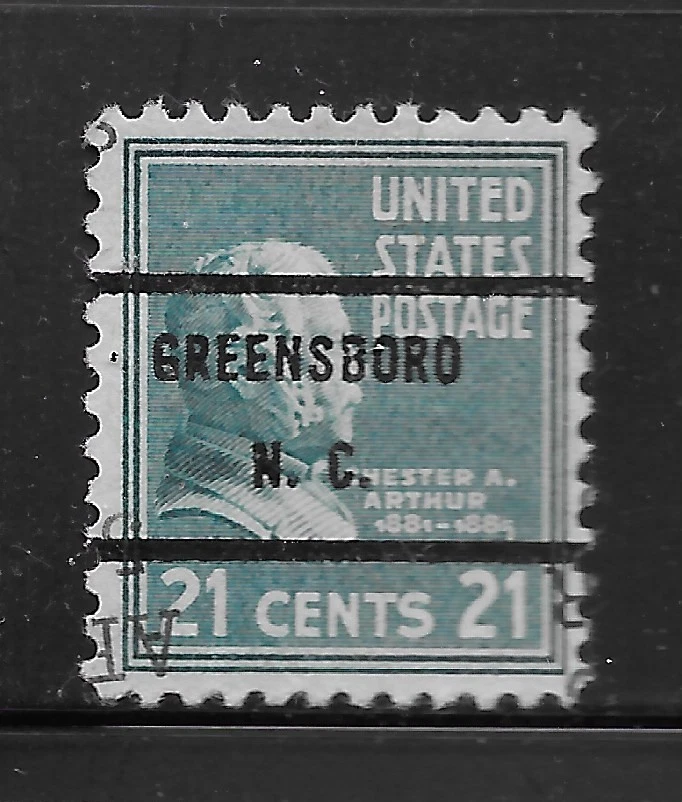 North Carolina Bureau Precancels - Greensboro 71 - 21c Prexie - Image 1 of 1