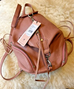 Rebecca Minkoff mini Julian leather backpack NEW WITH TAGS desert rose - Picture 1 of 8