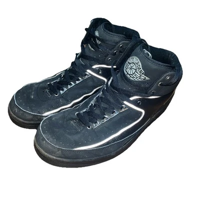 Nike Air Jordan 2 Retro Negro Cromo Talla 13 (2004) Foto 1 de 4