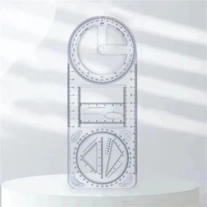 Ruler Straight Drawing Ruler Multifunctional Drawing Template Primary School - Picture 1 of 12