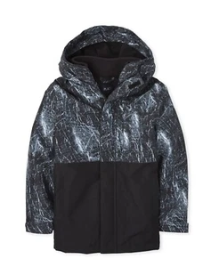 NWT 4 boys childrens place 3in1 jacket coat puffer $75 MATCH twins skiing school - Picture 1 of 11