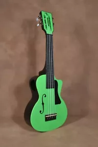 Eddy Finn Plastic Green Ukulele - Picture 1 of 5