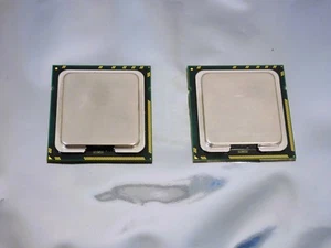 Intel Xeon X5670 6-Core 2.93GHz SLBV7 LGA1366 Socket 12MB CPU PAIR / Lot of 2 - Picture 1 of 4
