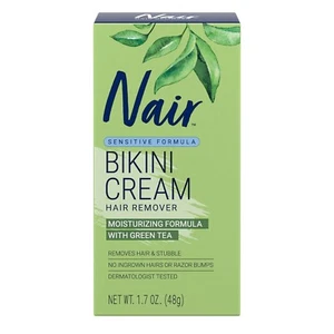 Hair Removal Cream Green Tea Moisturizing Private Bikini Area Stop Growth 1.7oz - Picture 1 of 8