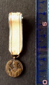 France - Très Jolie Miniature de la Reconnaissance Française - type II - Bronze - Picture 1 of 2