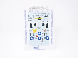 Calcomanías SuperEscala 1/48 North American P-51D Mustang Aces ETO - Fusible Corto 48-914 - Imagen 1 de 1