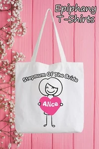 Bolso de Mano Personalizado Madrastra de la Novia Divertido Regalo Gallina Boda Añadir Nombre - Imagen 1 de 1