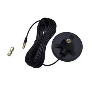 Antenna Magnetic Mount & 16.4ft Extend Cable Base 7cm SMA F/M Plug Accessory - Zdjęcie 1 z 14