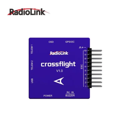 RadioLink CrossFlight Flight Controller Modulo OSD 10 Uscita PWM per Drone FPV - Immagine 1 di 4
