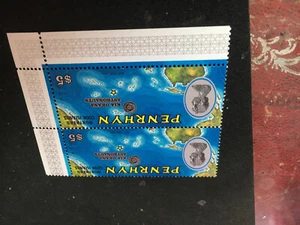 M362 - CORNER PAIR Penrhyn 1974 - $ 5 - Kia Orana Astronauts SG 69 MNH - Picture 1 of 2