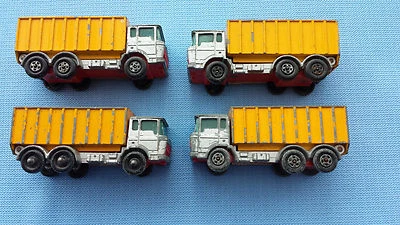4 x Matchbox Superfast No.47 DAF Tipper Container Truck - Bild 1 von 4