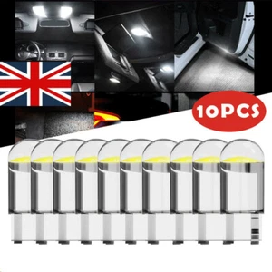 10x T10 501 Led Car Side Light Bulbs Error Free Canbus COB Xenon W5W Sidelight.. - Picture 1 of 12