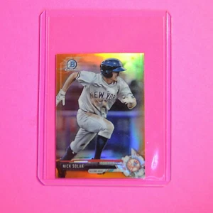 2017 Bowman Chrome Minis Prospects ORANGE REFRACTOR #d/25 Nick Solak #BCP77 - Picture 1 of 1
