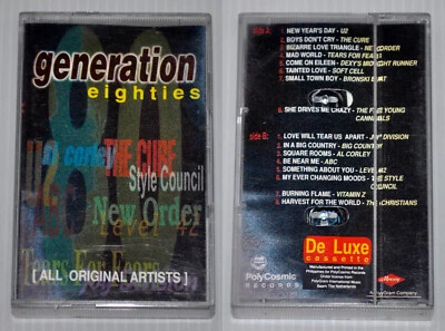 Philippines GENERATION EIGHTIES The Cure, Level 42, U2 Cassette TAPE - Image 1 of 4