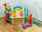 VINTAGE MATTEL WINNIE THE POOH TIGGER ACTIVITY TOOLBOX TOY WITH SOUNDS COMPLETE