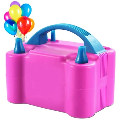 Портативный электрический воздушный насос с двойным соплом 110 В воздуходувка для вечеринки - Изображение 1 из 4