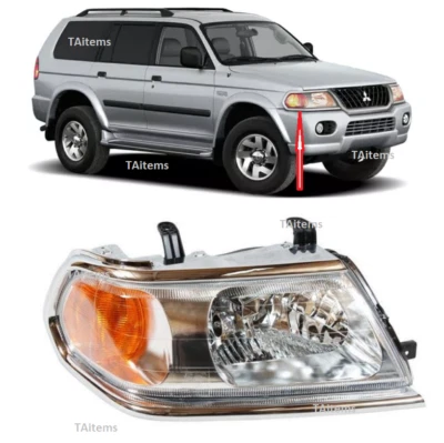 FARO HALÓGENO DELANTERO DERECHO LÁMPARA PARA MITSUBISHI PAJERO MONTERO SPORT 2001-2007 Foto 1 de 4