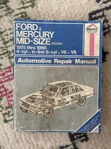 Haynes 773 Ford & Mercury Mid-Size Models 1975-1986 Automotive Repair Manual - Bild 1 von 2