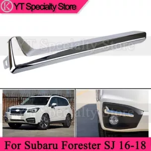 Moldura de luz antiniebla parachoques delantero derecho para Subaru Forester SJ 2016 2017 2018 - Imagen 1 de 7