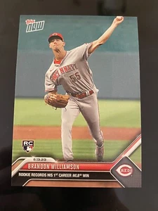 2023 TOPPS NOW #438 Rookie BRANDON WILLIAMSON Short Run Reds + Hard Case - Picture 1 of 6