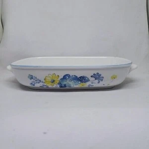 Vtg Noritake Progression Good Times Oval Baker/Vegetable Bowl-Porcelain Floral - Picture 1 of 11