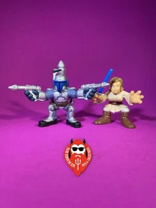 Galactic Heroes Star Wars Figures Jango Fett & Obi-Wan Kenobi 2-figure GD05 - Picture 1 of 3