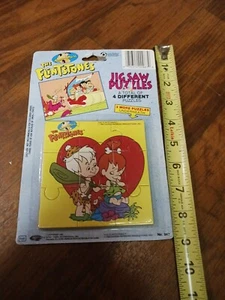 1993 The Flintstones Unopened Pack of 4 Jigsaw Puzzles Gordy Toys Pebbles And Ba - Picture 1 of 7