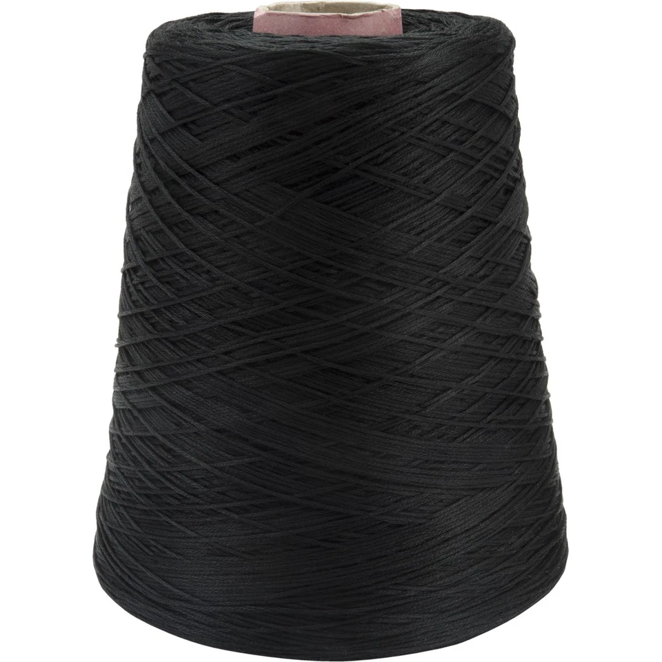 DMC 5628-310  6-Strand Embroidery Cotton 500g Cone-Black - Image 1 of 1