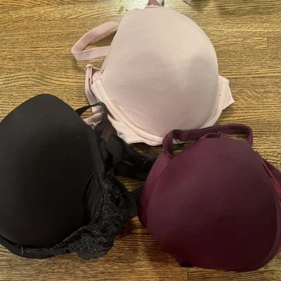 Lote de 3 - Sujetador Multi Mujer Rosa-Victoria Secret 34DDD Foto 1 de 4