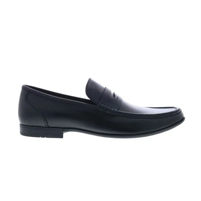 Steve Madden Korbin KORB01M1 Mens Black Loafers & Slip Ons Penny Shoes - Image 1 of 4