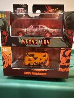 M2 МАШИНЫ 2025 ХЭЛЛОУИН 69 PLYMOUTH ROAD RUNNER RAW CHASE 250/60 VW VAN /750 - Изображение 1 из 4