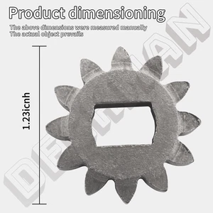 2 Piezas 115-4668 Engranajes de Piñón (12T) Compatible con Rueda Cortacésped Toro 22"... - Imagen 1 de 1